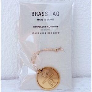 TRAVELER'S notebook Starbucks Reserve Tokyo Brass Tag Charm JAPAN